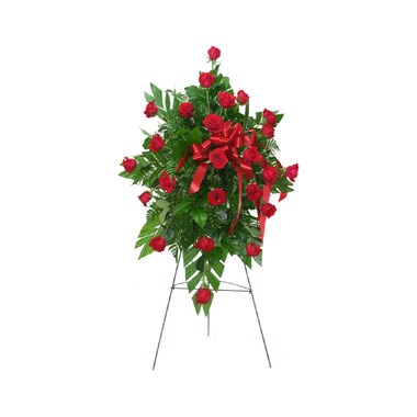 24 Rose Spray Easel
