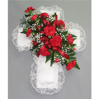 Mini-Carnation Cross Lid Piece